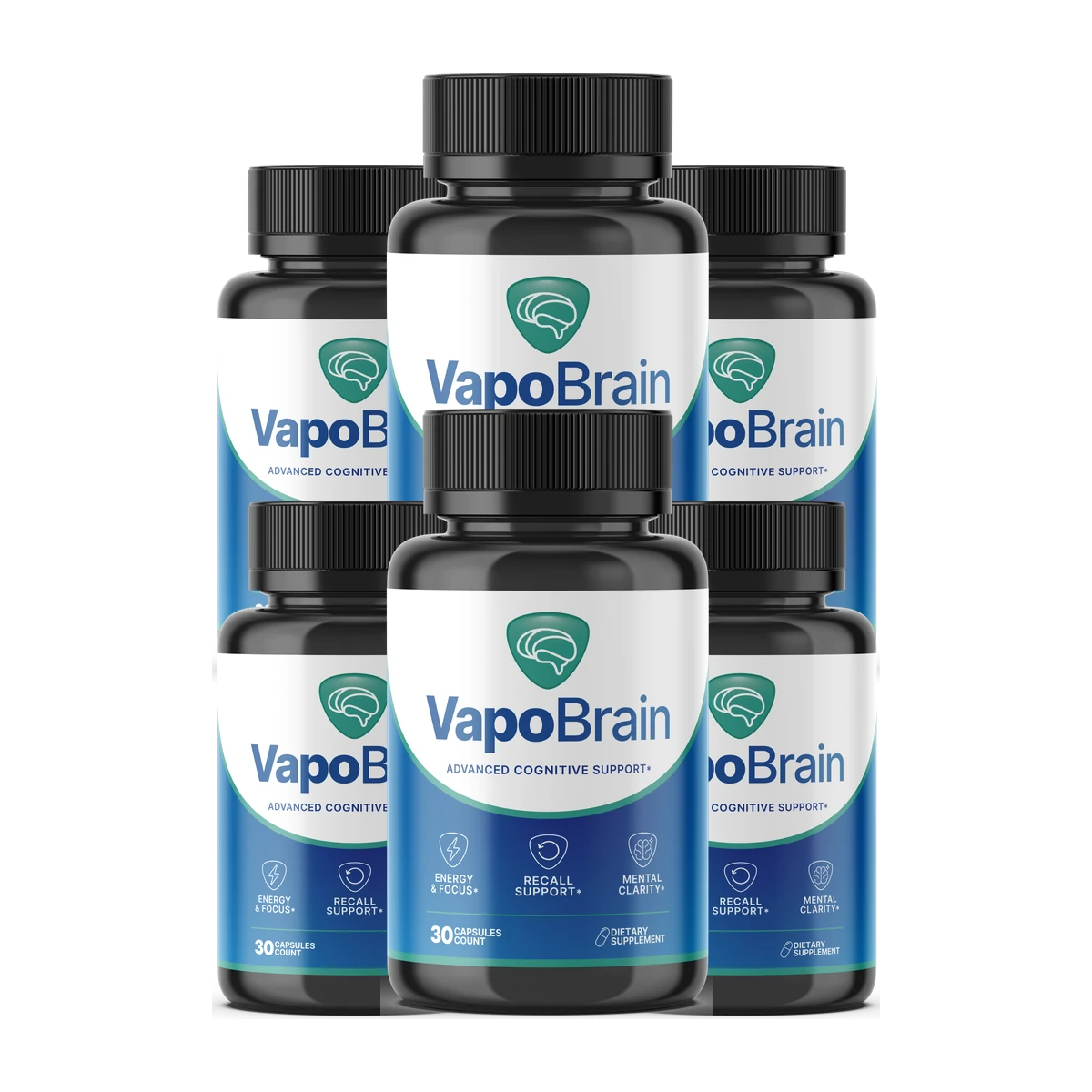 VapoBrain™ 6 Bottles